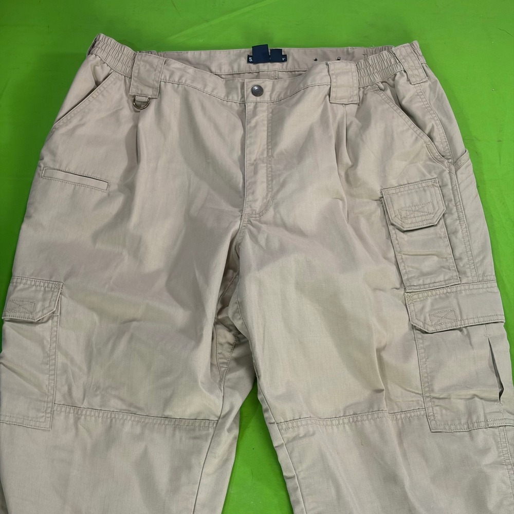 5.11 Tactical Taclite Pro Cargo Pants Mens 40/30 Khaki Ripstop Work Utility